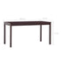 Maison Madeleine -  9 Piece Dining Set Pinewood Dark Brown